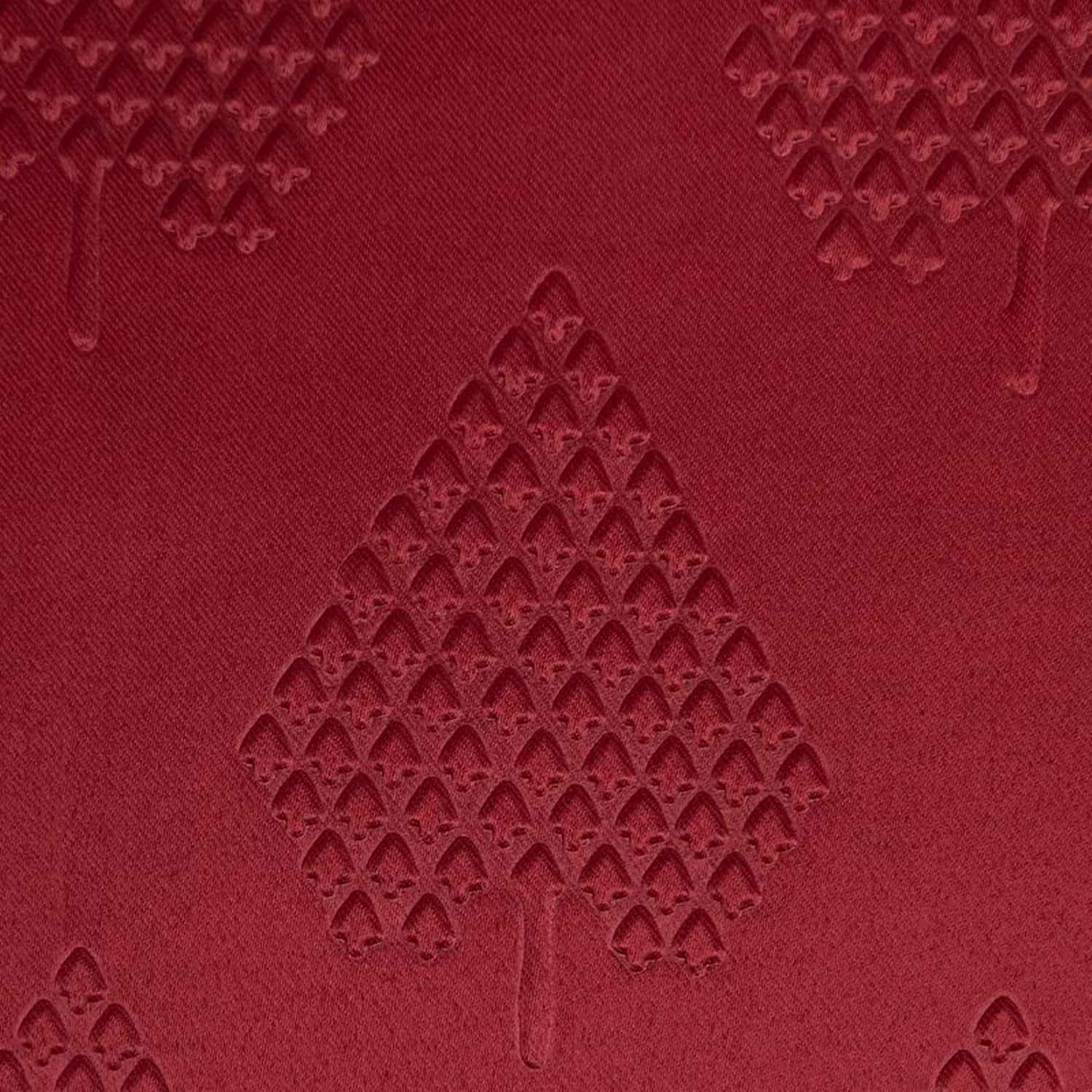 Parda Online 3 Layer Thermal Insulated Embossed Diamond Design Blackout Curtain