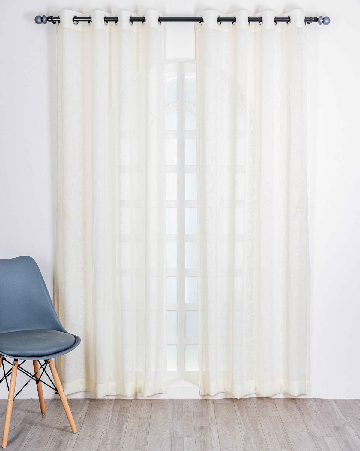 Parda online Premium Plain Linen Curtain with Soft & Durable Fabric