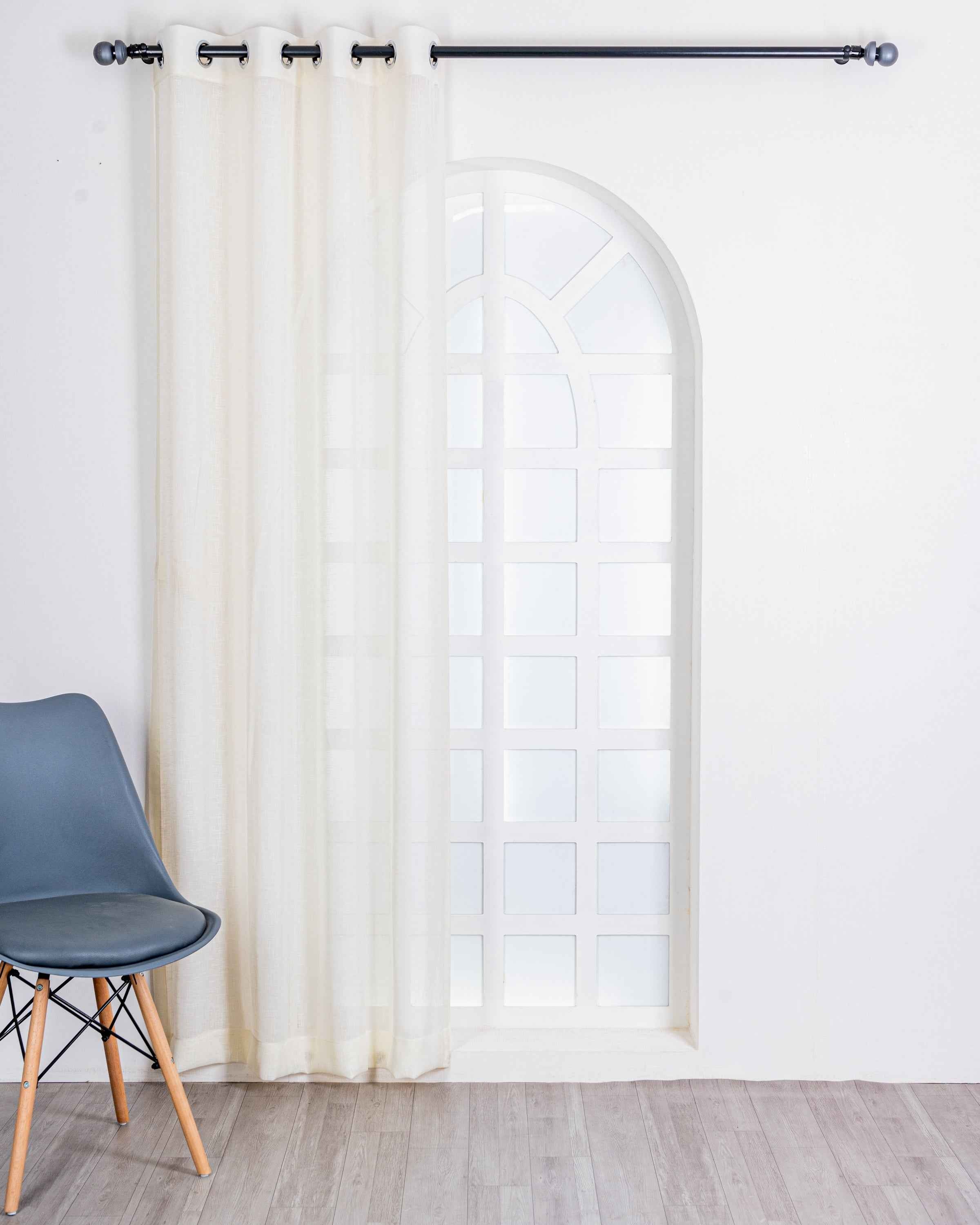 Parda online Premium Plain Linen Curtain with Soft & Durable Fabric
