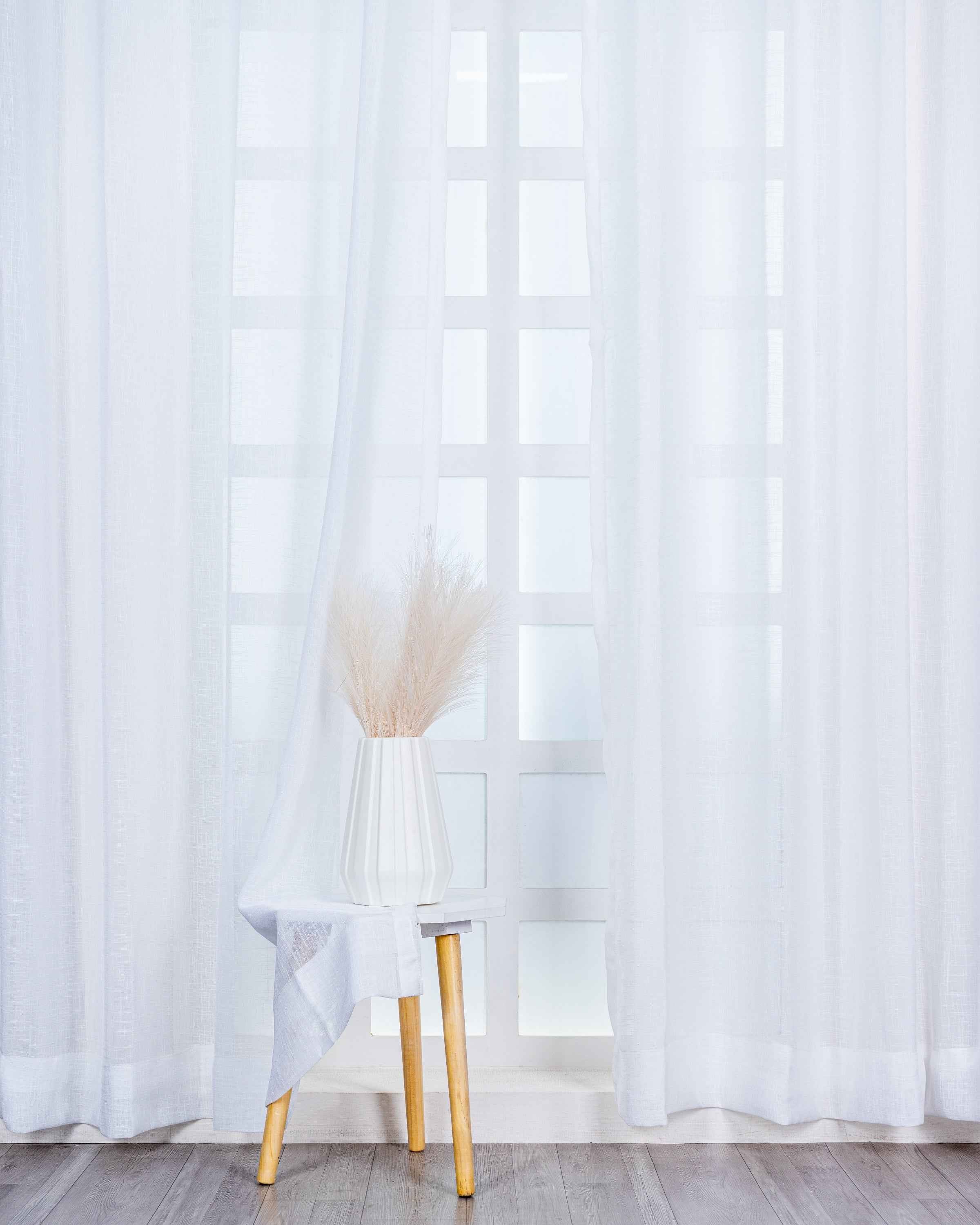 Parda online Premium Plain Linen Curtain with Soft & Durable Fabric