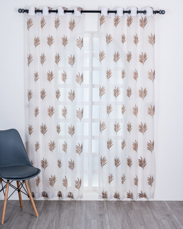 Parda online Premium Embroidery Tissue Curtain with Soft & Durable Fabric