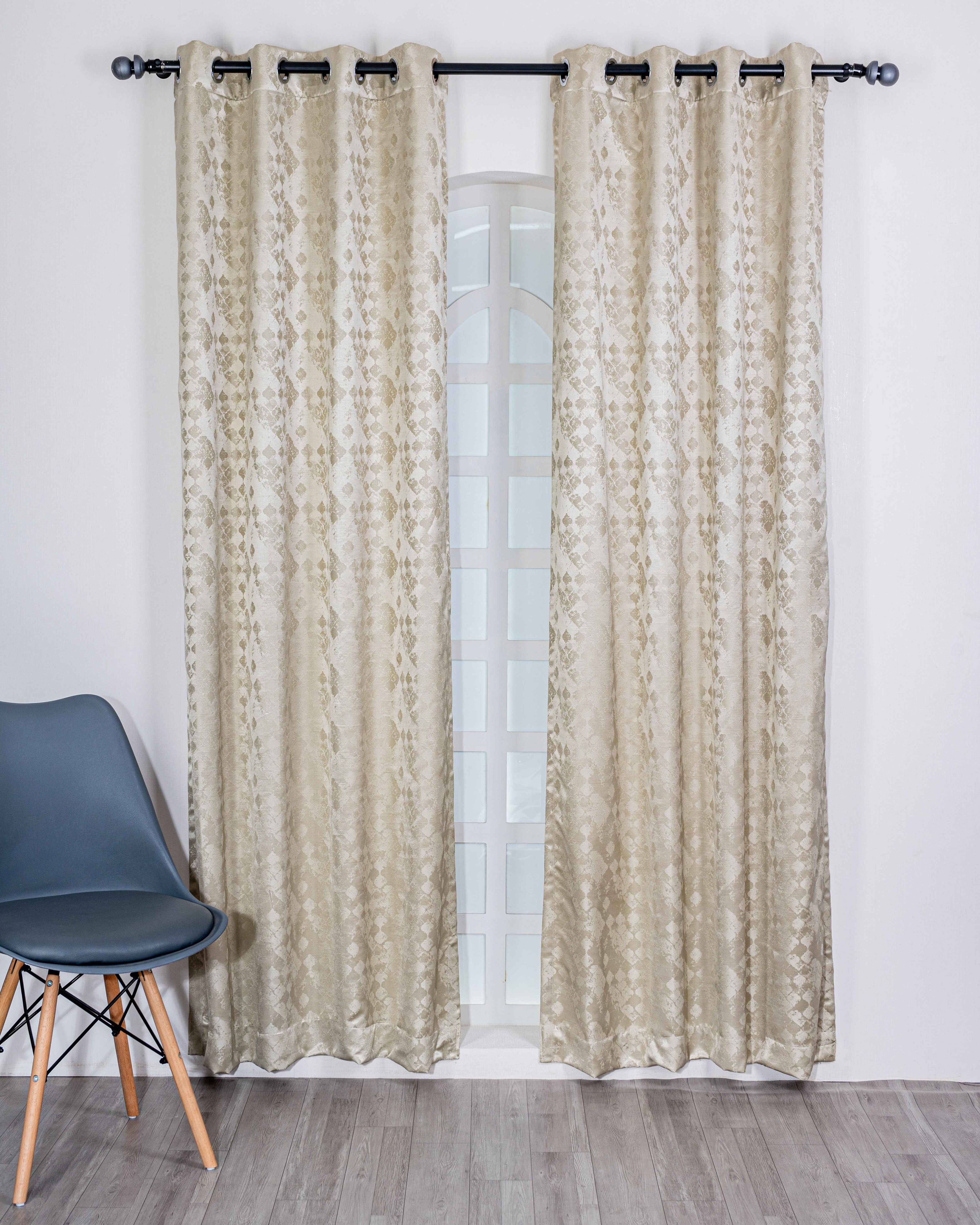 Parda online Premium Smash Jacquard Curtain with Soft & Durable Fabric