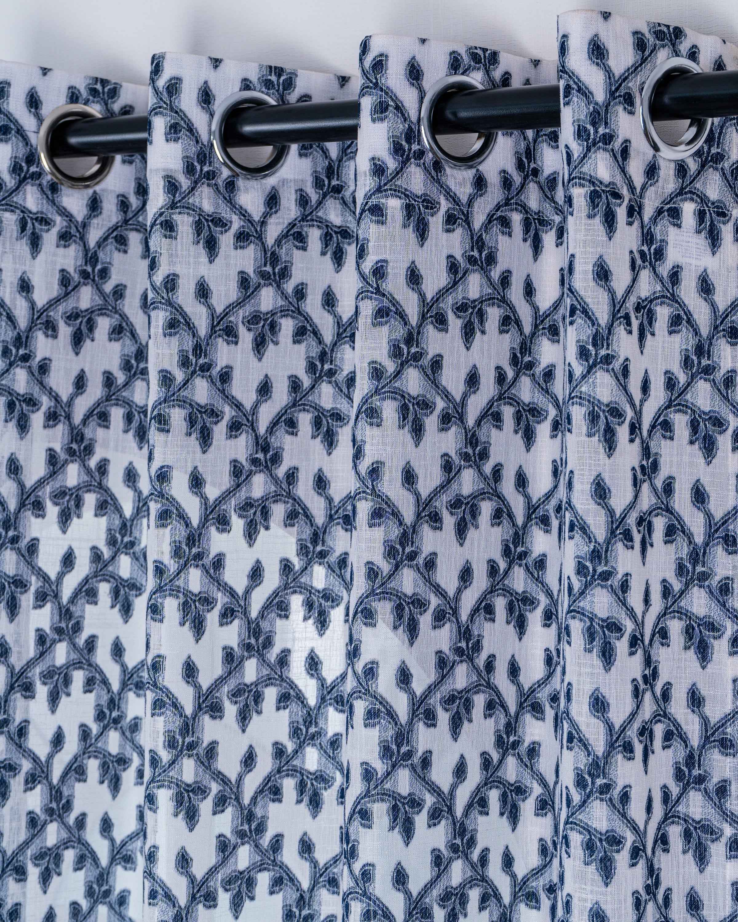 Parda online Premium Jacquard Linen Curtain with Soft & Durable Fabric