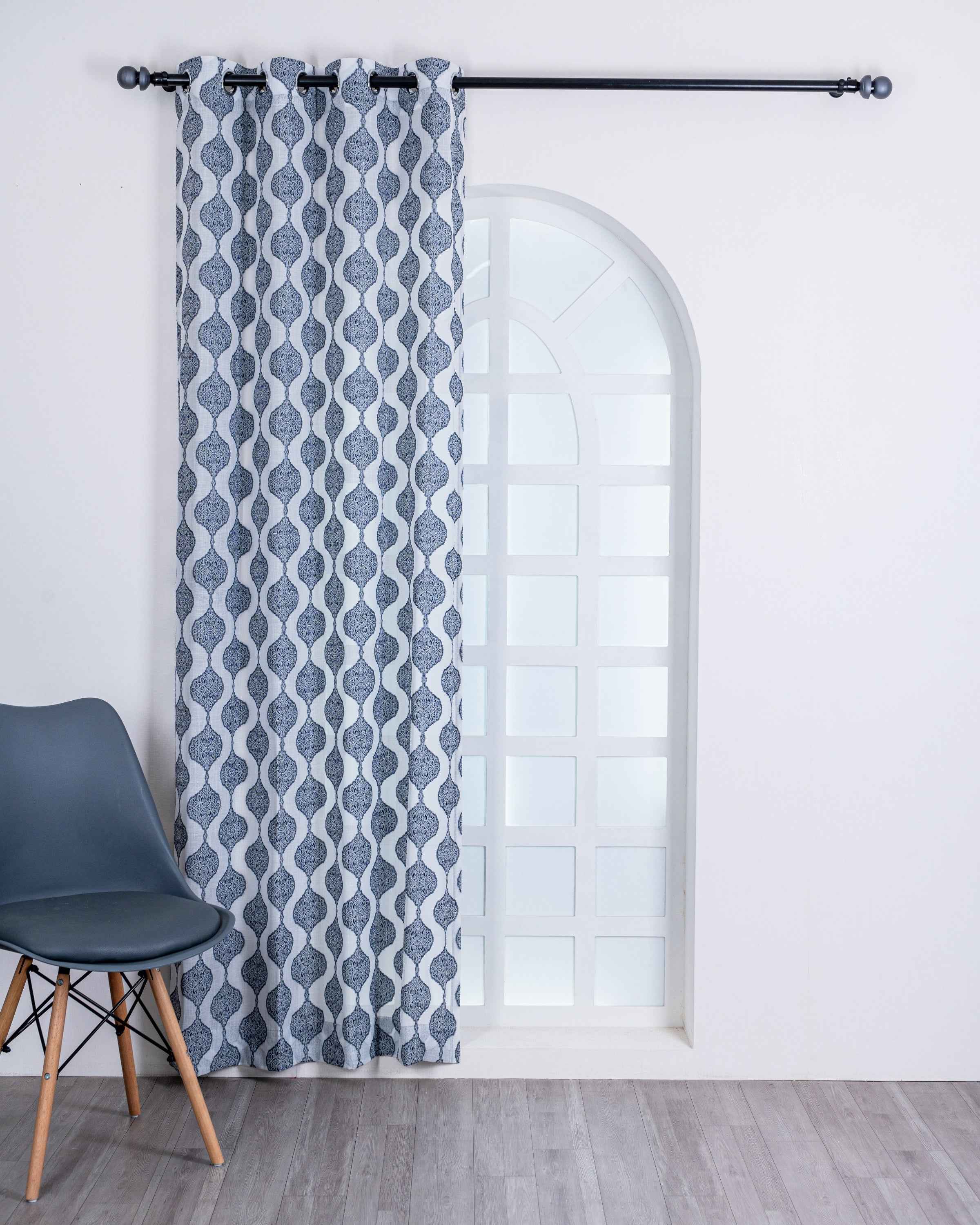 Parda online Premium Jacquard Linen Curtain with Soft & Durable Fabric
