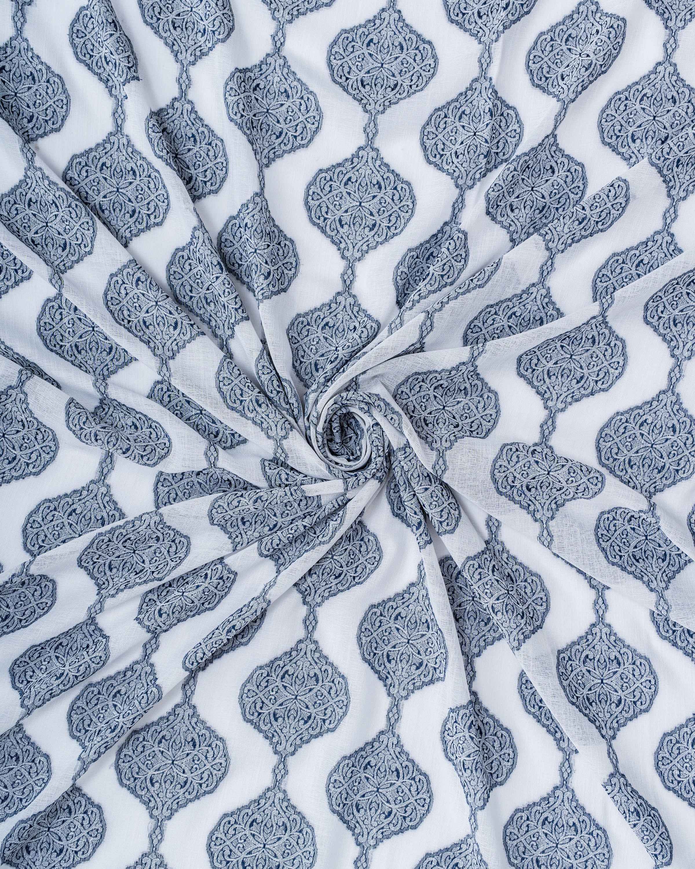 Parda online Premium Jacquard Linen Curtain with Soft & Durable Fabric