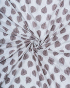 Parda online Premium Jacquard Linen Curtain with Leaf Design with Soft & Durable Fabric