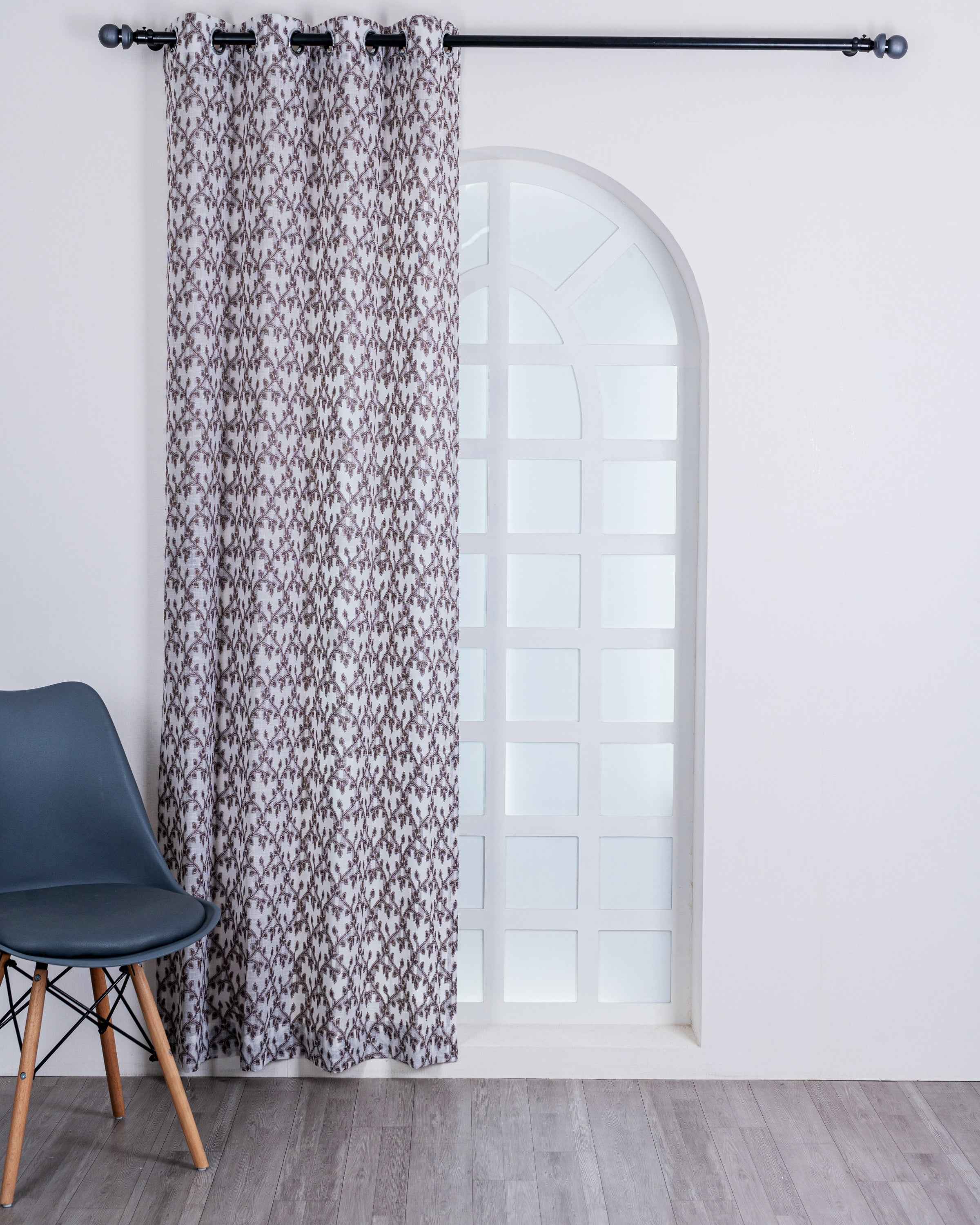 Parda online Premium Jacquard Linen Curtain with Soft & Durable Fabric