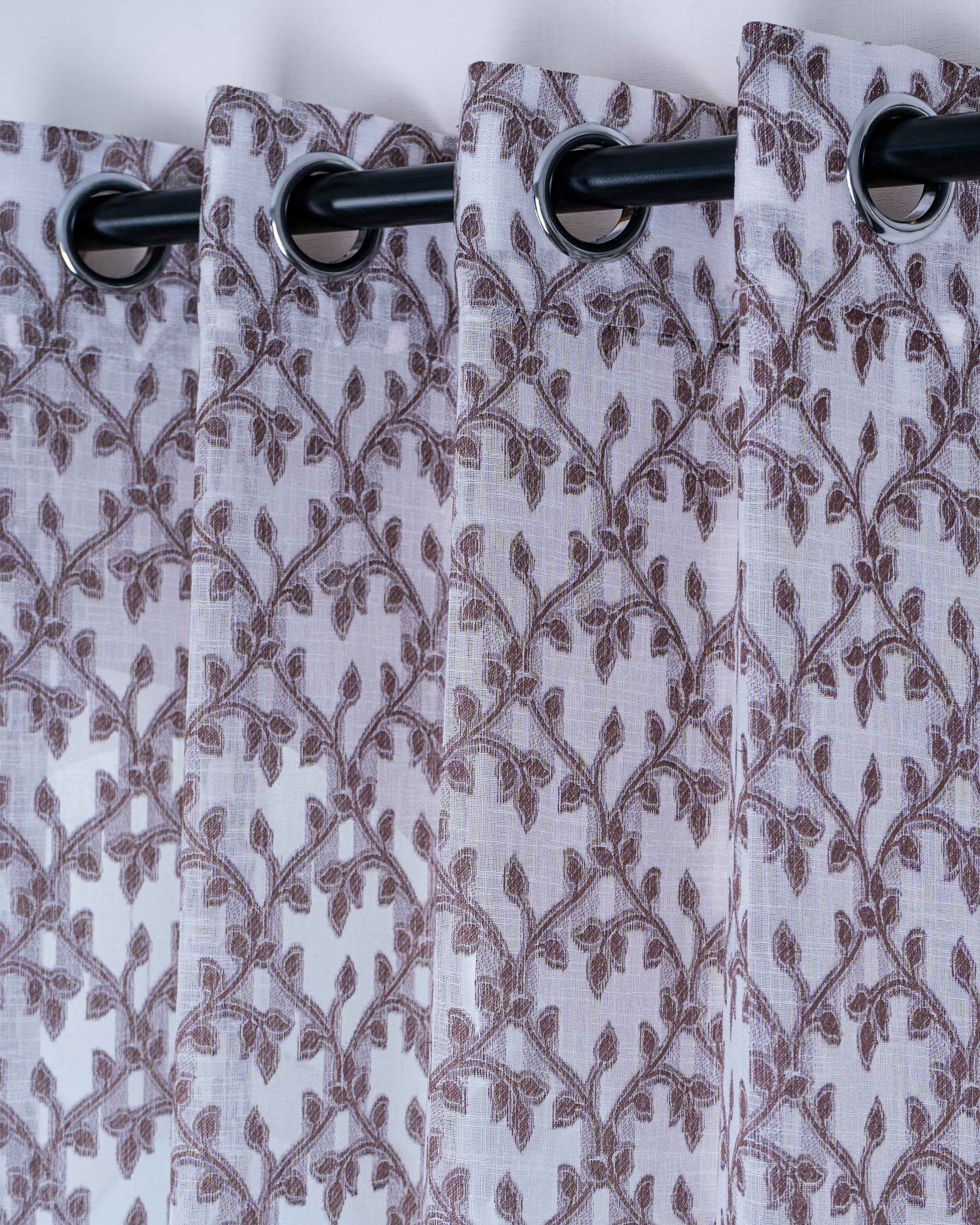 Parda online Premium Jacquard Linen Curtain with Soft & Durable Fabric