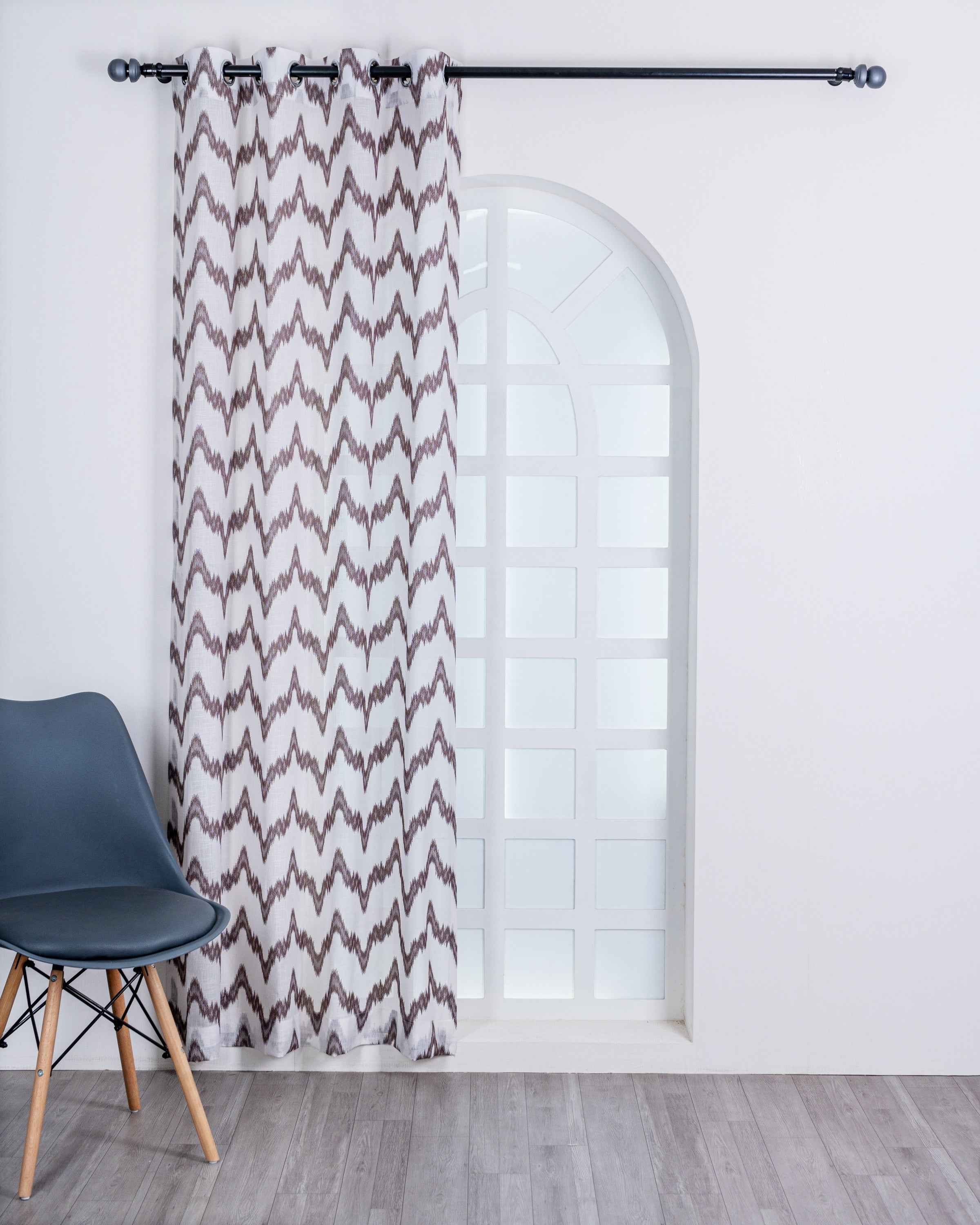 Parda online Premium Jacquard Linen Curtain with Soft & Durable Fabric