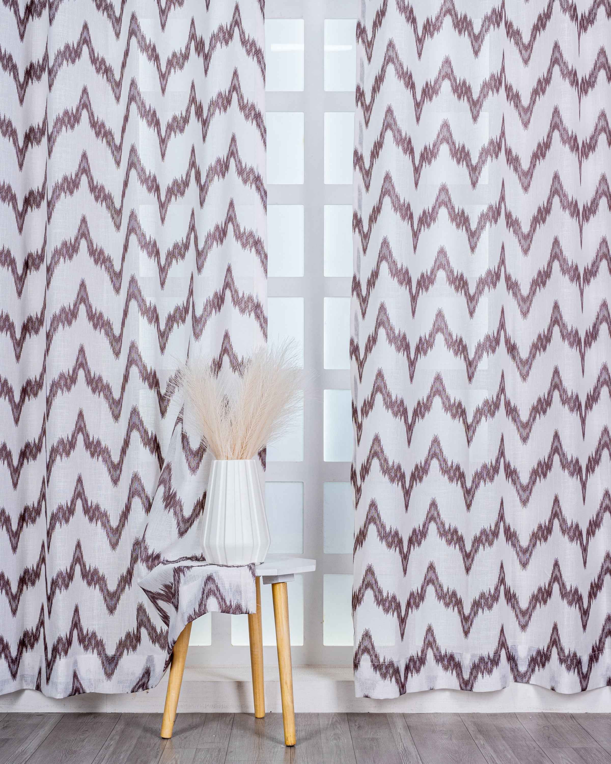 Parda online Premium Jacquard Linen Curtain with Soft & Durable Fabric