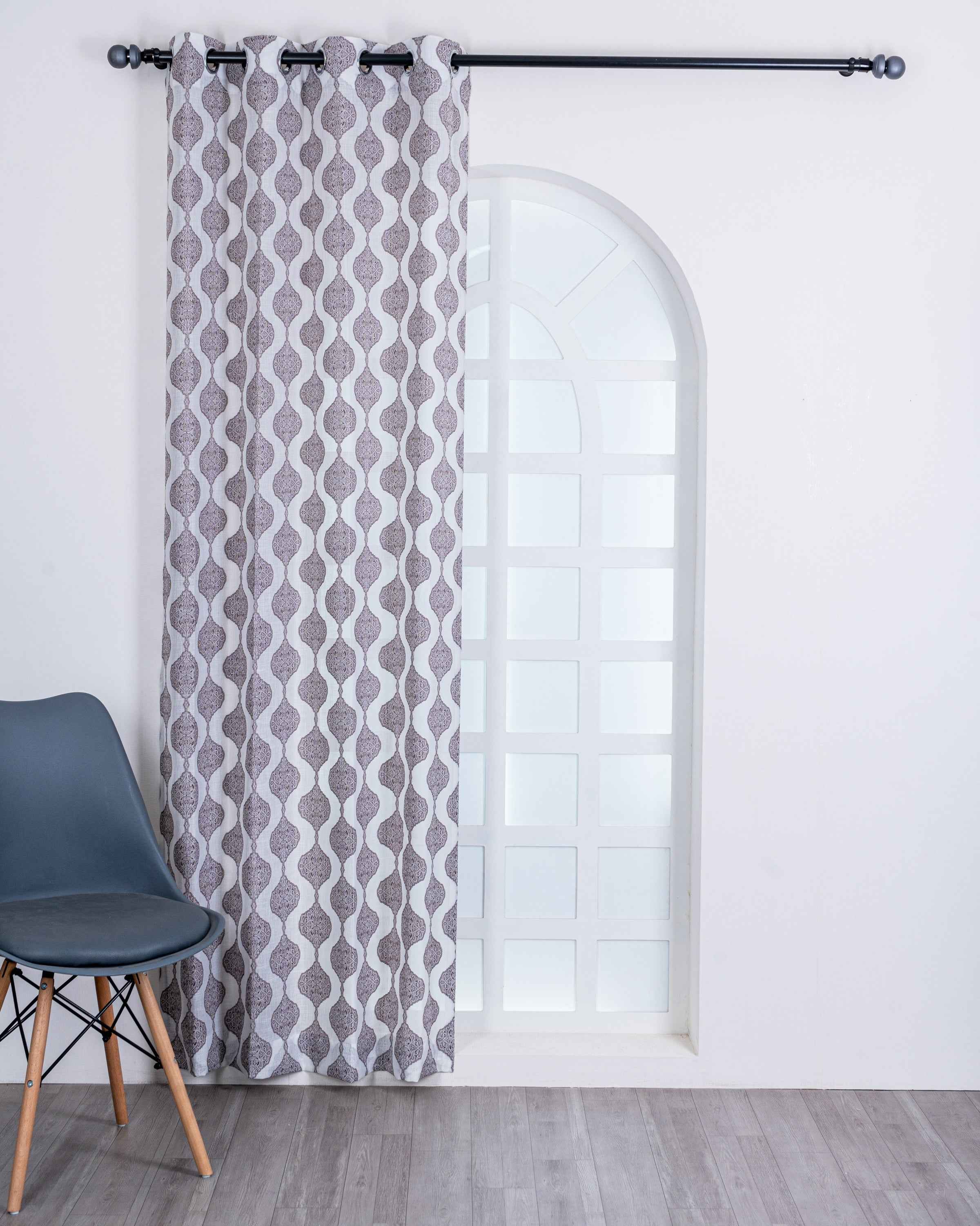 Parda online Premium Jacquard Linen Curtain with Soft & Durable Fabric