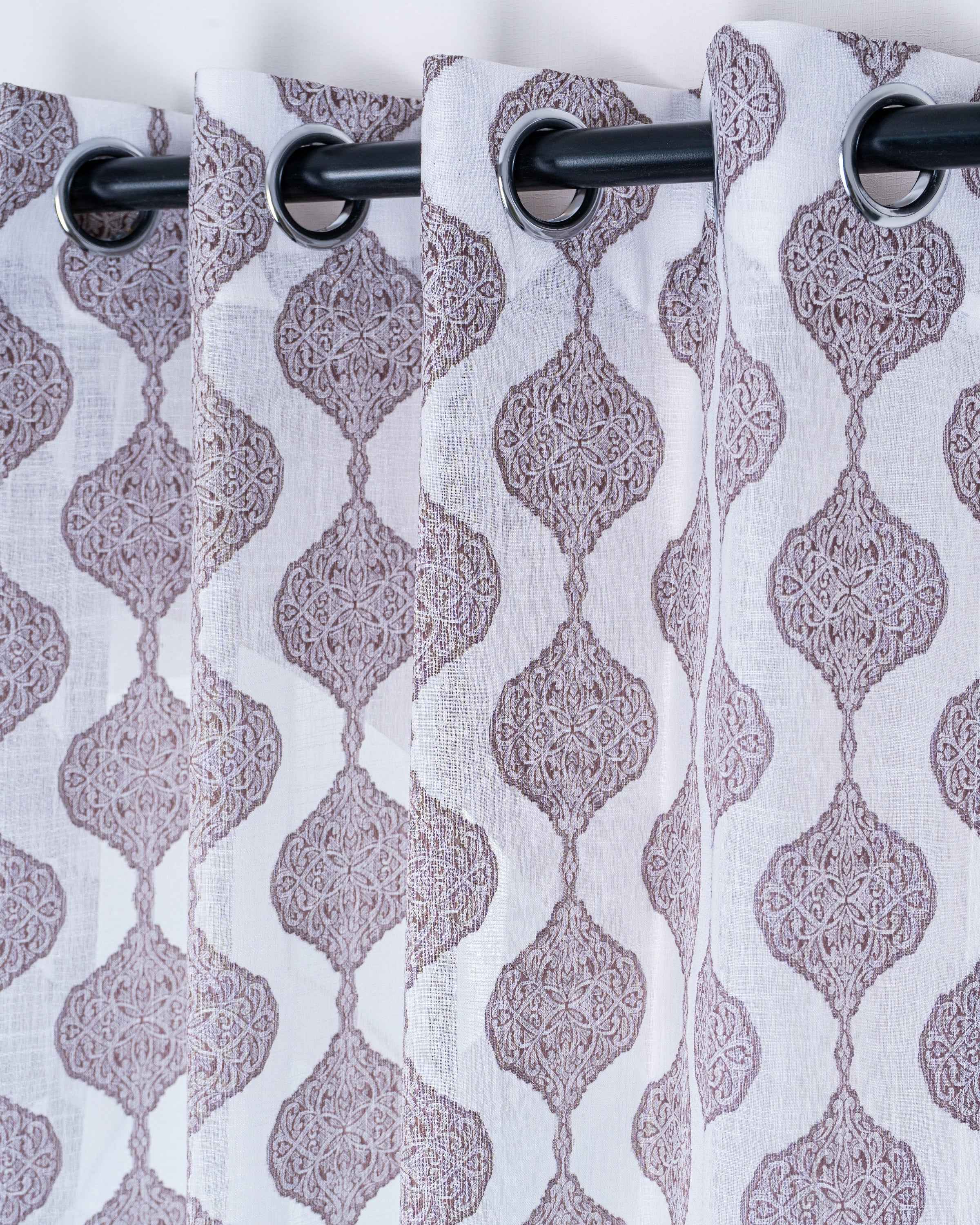Parda online Premium Jacquard Linen Curtain with Soft & Durable Fabric