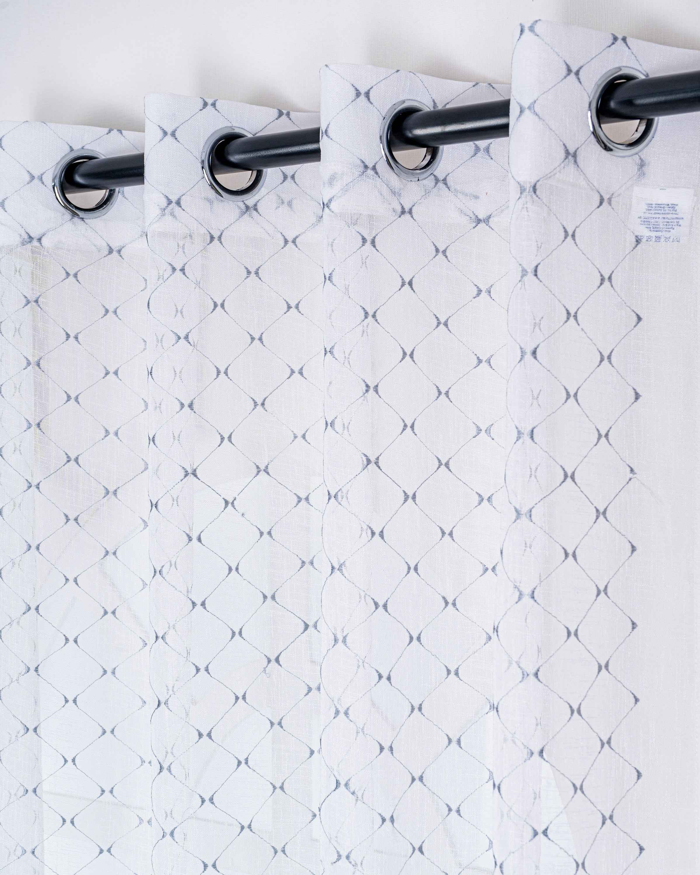 Parda online Premium Embroidery Linen Curtain with Soft & Durable Fabric