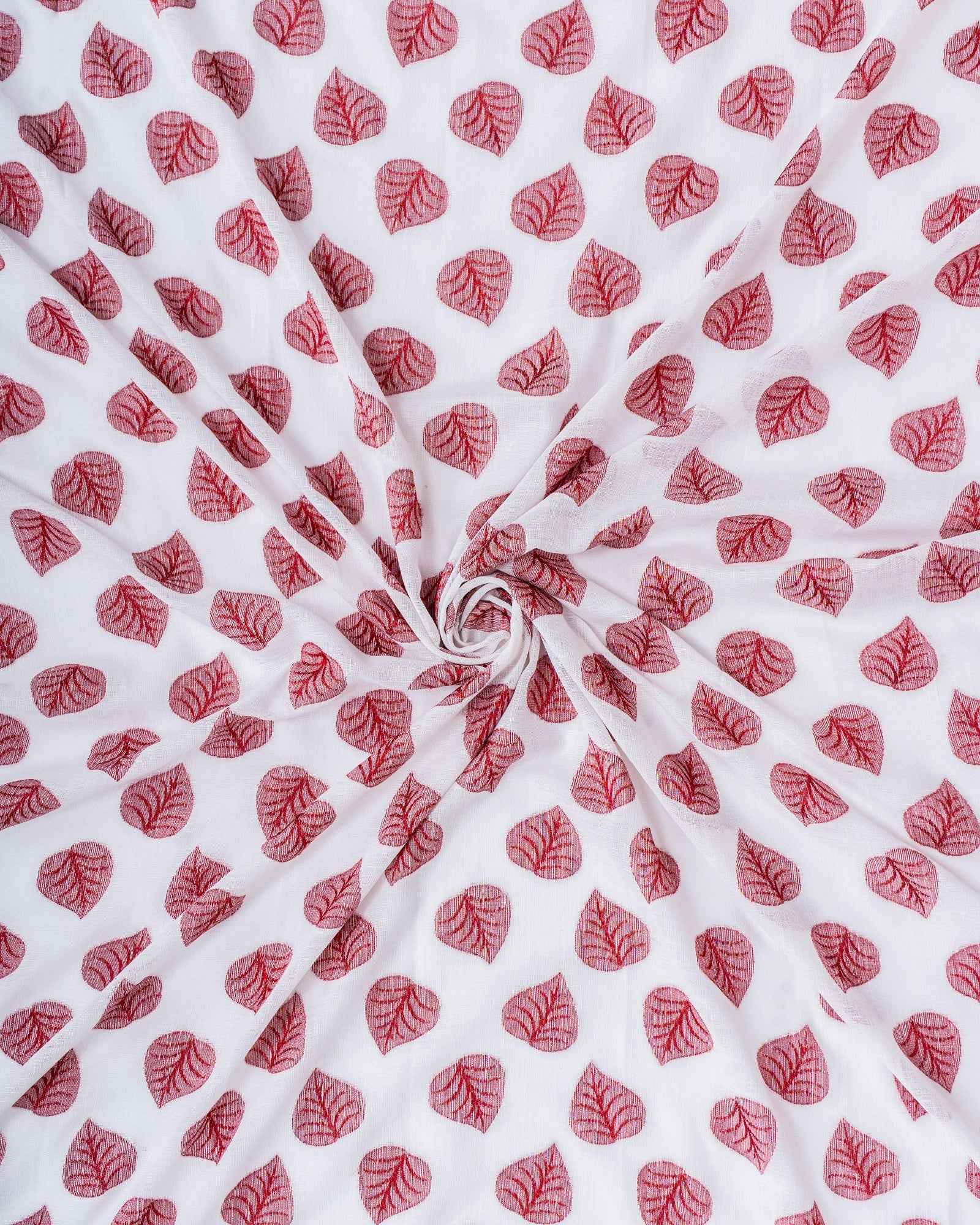 Parda online Premium Jacquard Linen Curtain with Leaf Design with Soft & Durable Fabric