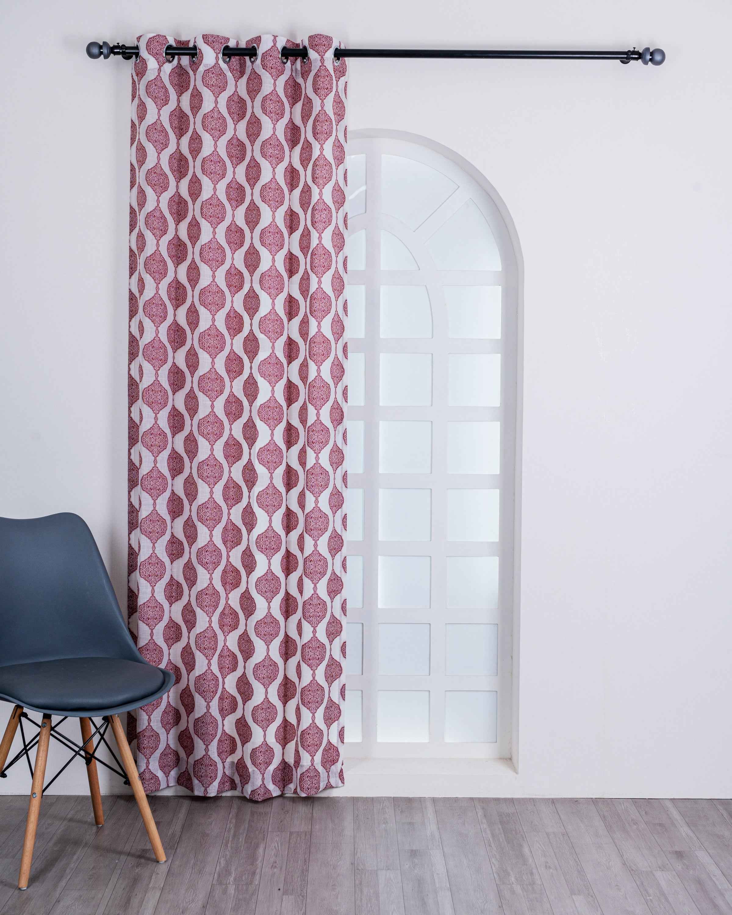Parda online Premium Jacquard Linen Curtain with Soft & Durable Fabric