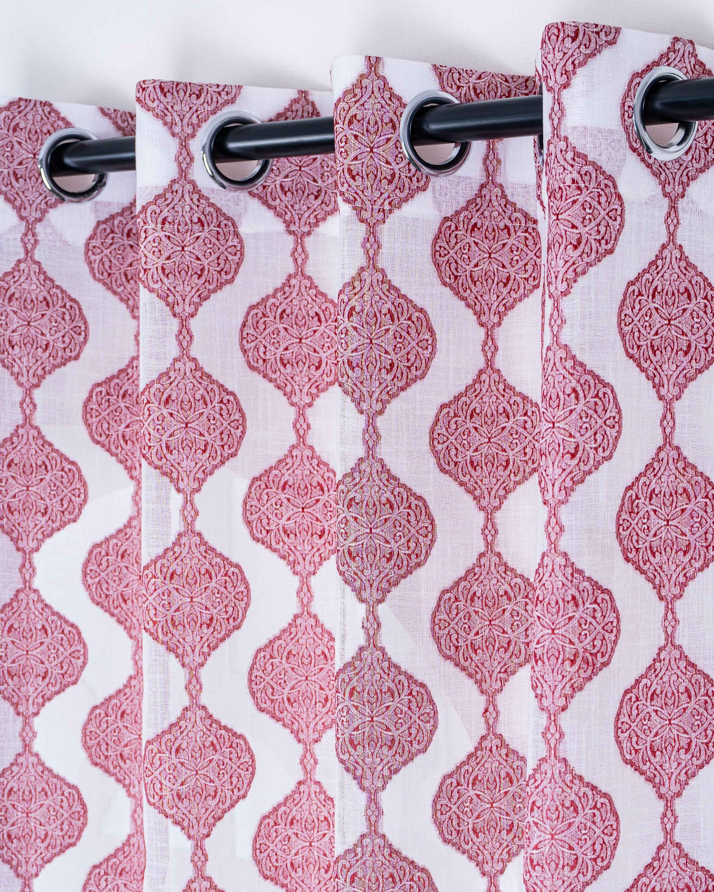 Parda online Premium Jacquard Linen Curtain with Soft & Durable Fabric