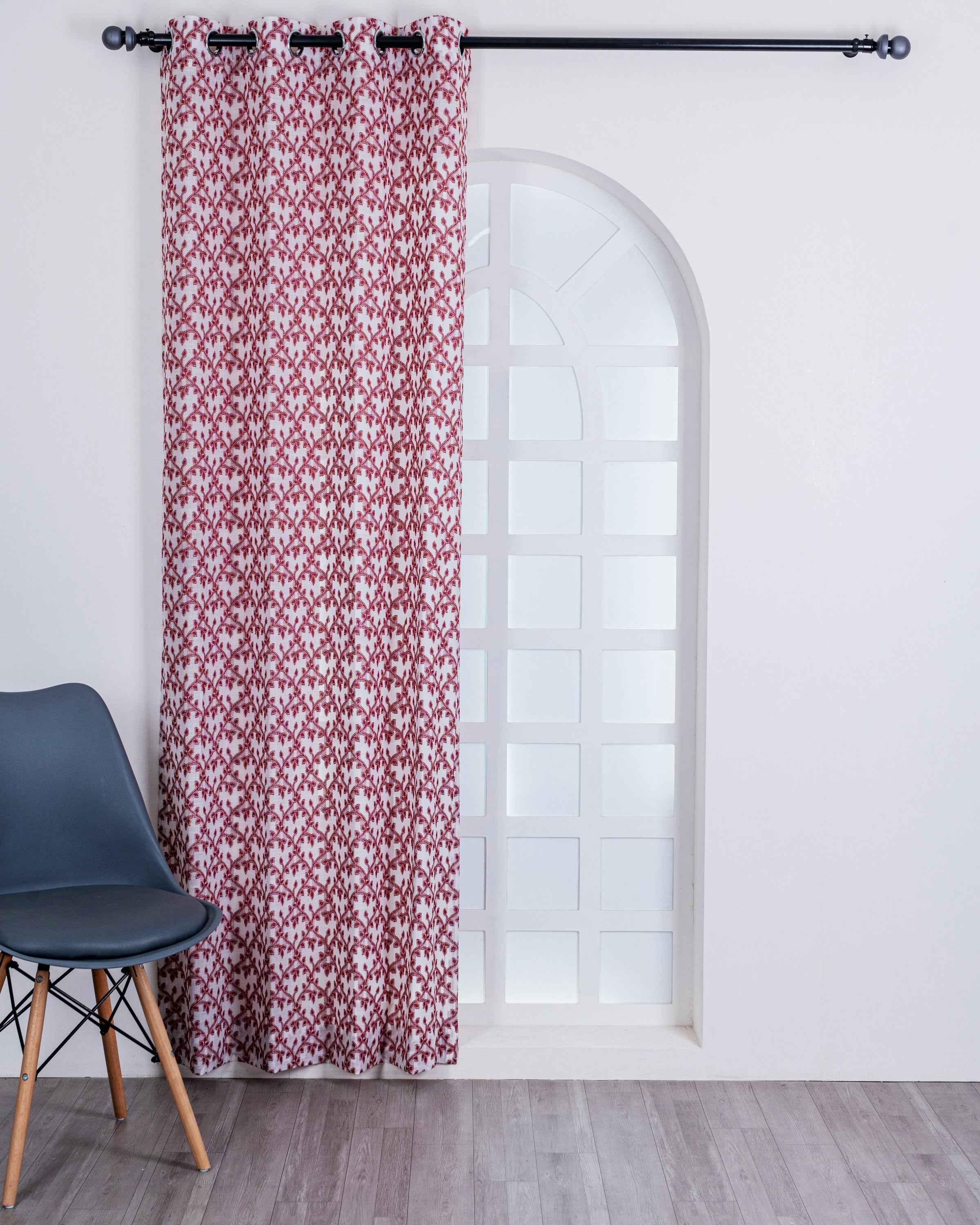 Parda online Premium Jacquard Linen Curtain with Soft & Durable Fabric