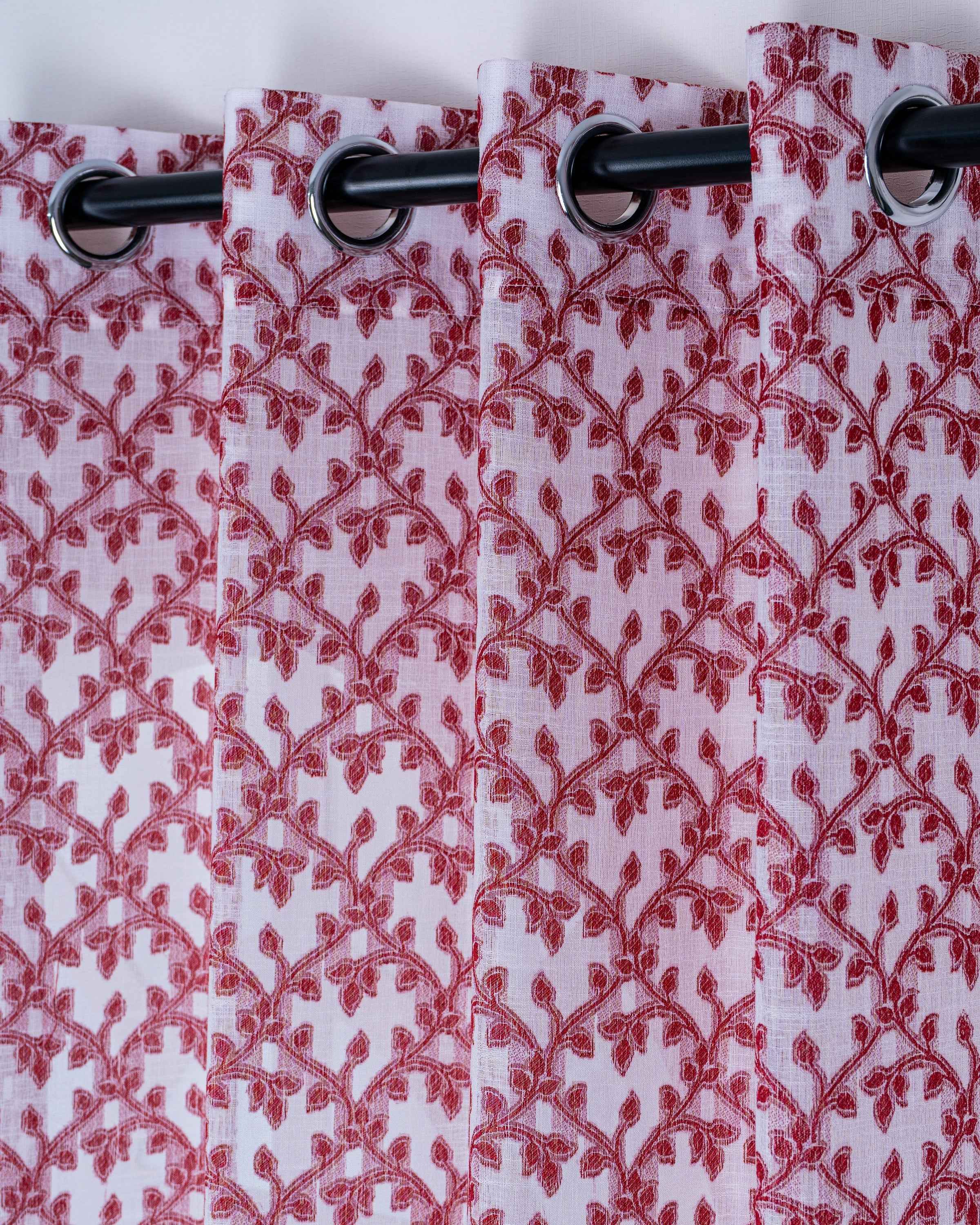 Parda online Premium Jacquard Linen Curtain with Soft & Durable Fabric
