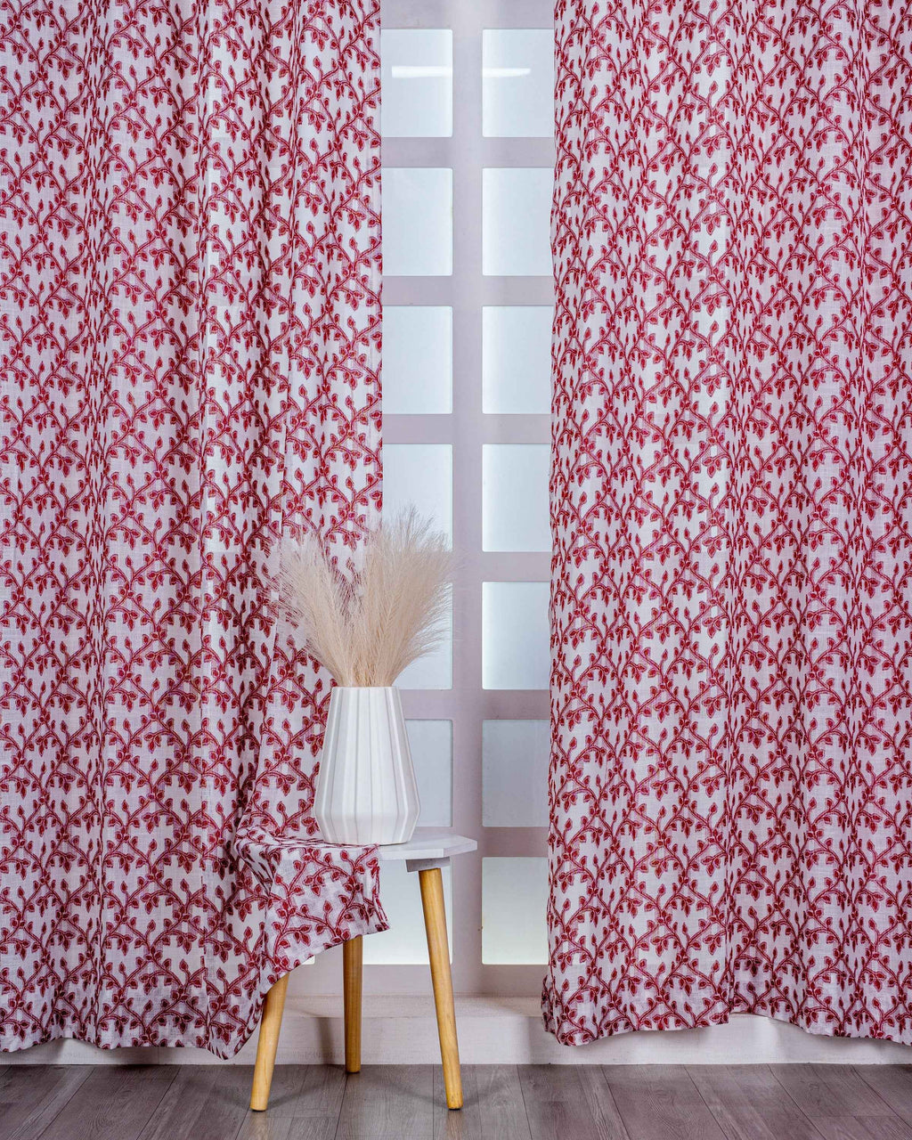 Parda online Premium Jacquard Linen Curtain with Soft & Durable Fabric