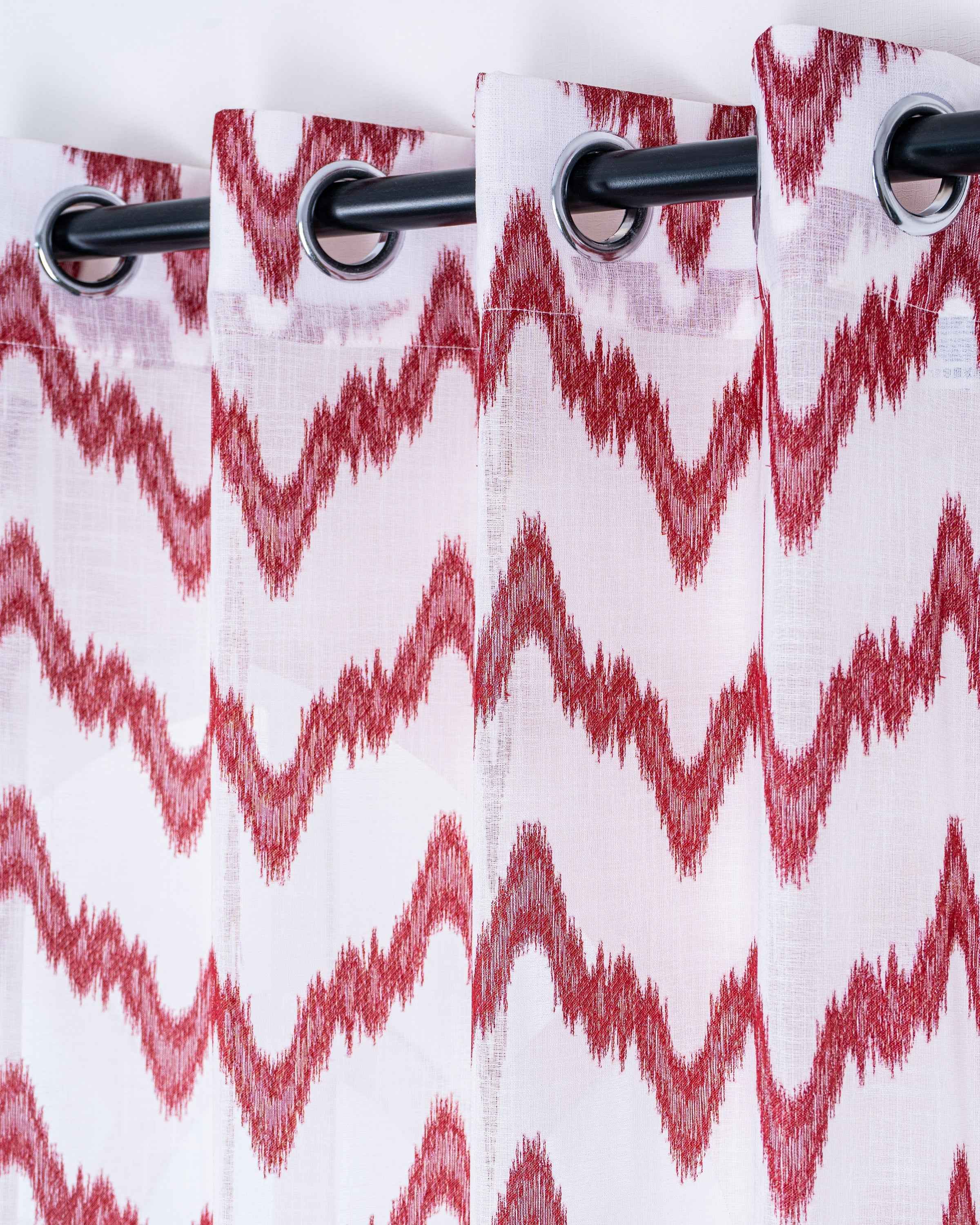 Parda online Premium Jacquard Linen Curtain with Soft & Durable Fabric