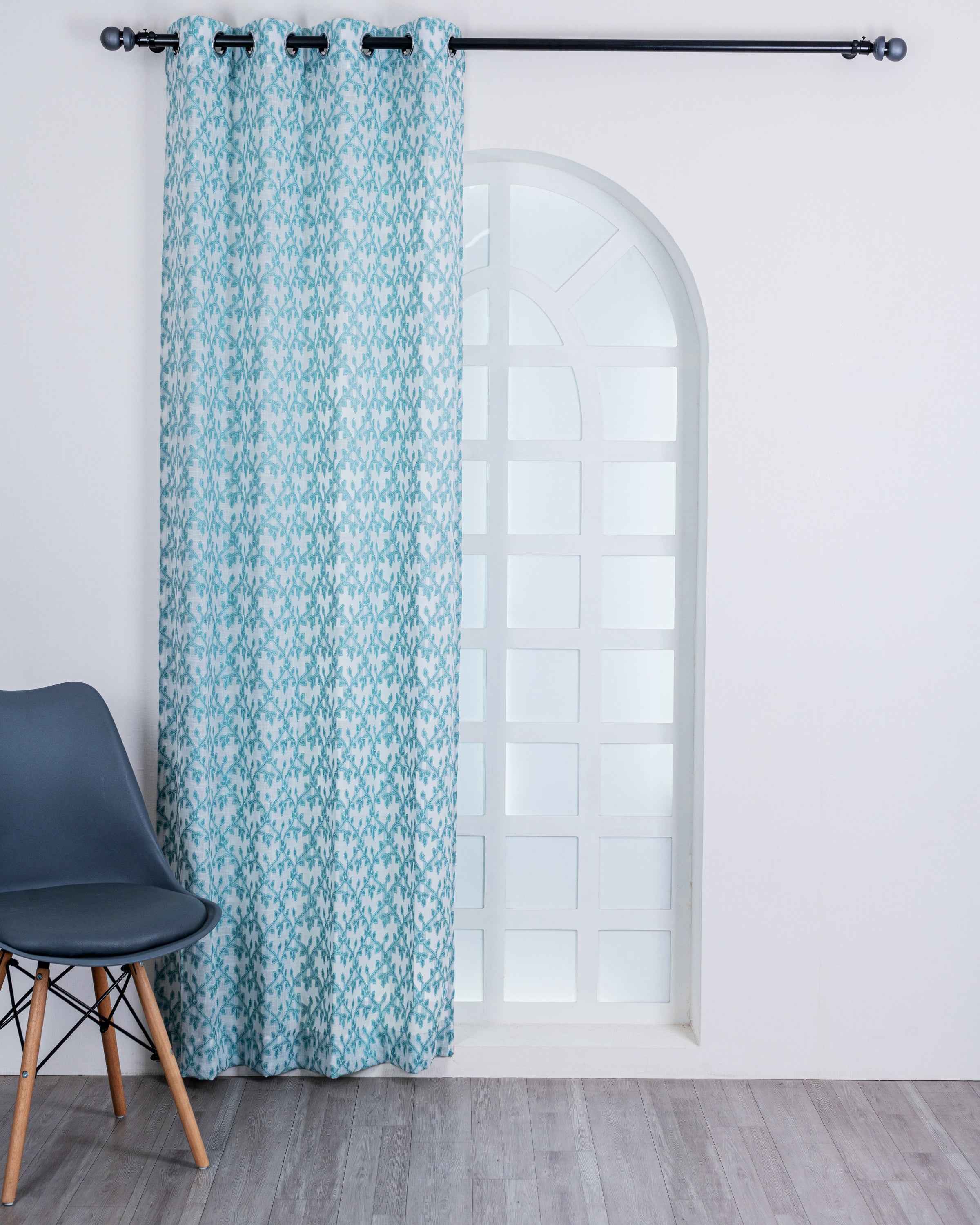 Parda online Premium Jacquard Linen Curtain with Soft & Durable Fabric