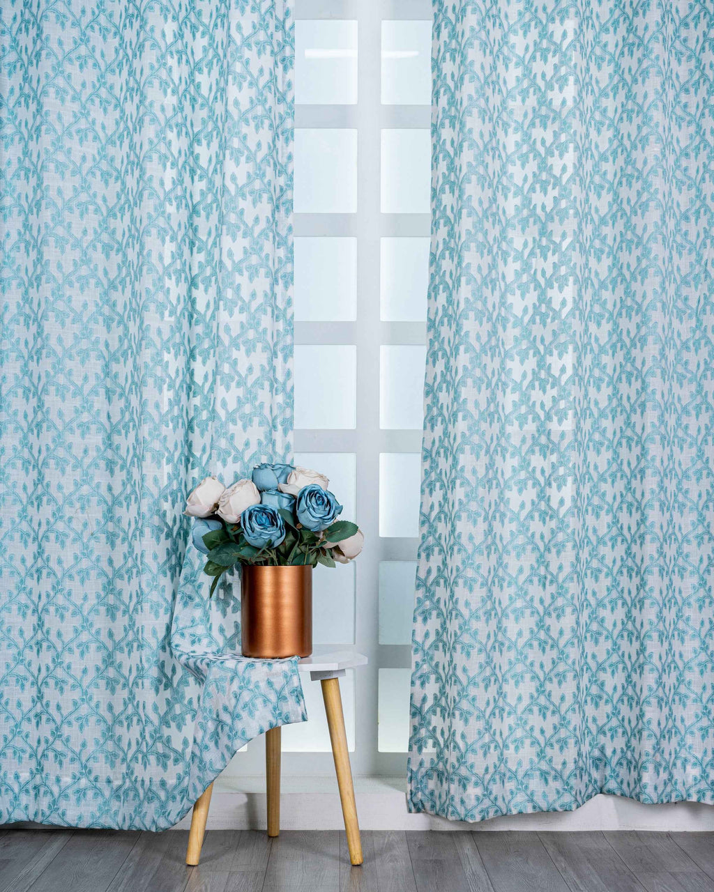 Parda online Premium Jacquard Linen Curtain with Soft & Durable Fabric