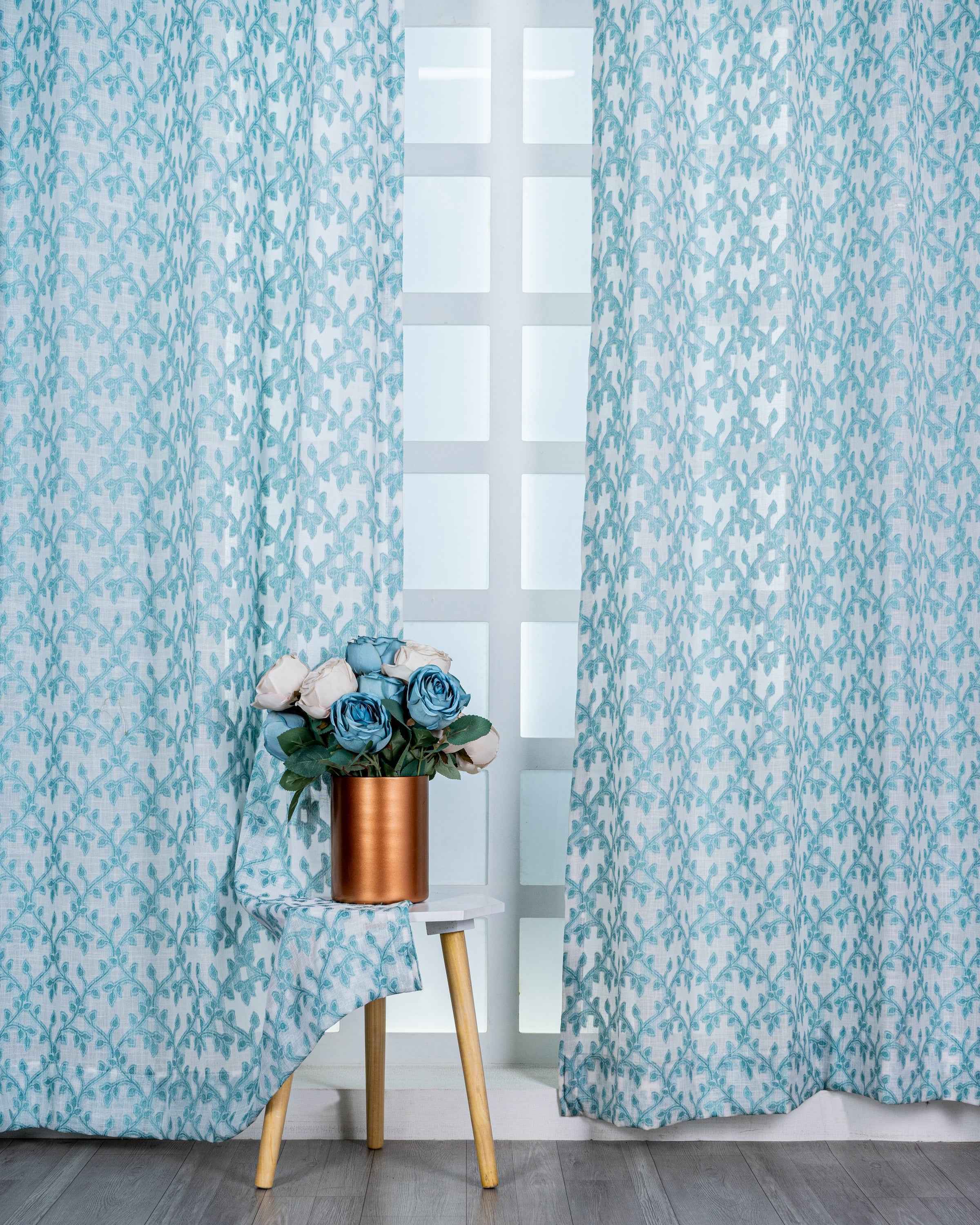 Parda online Premium Jacquard Linen Curtain with Soft & Durable Fabric