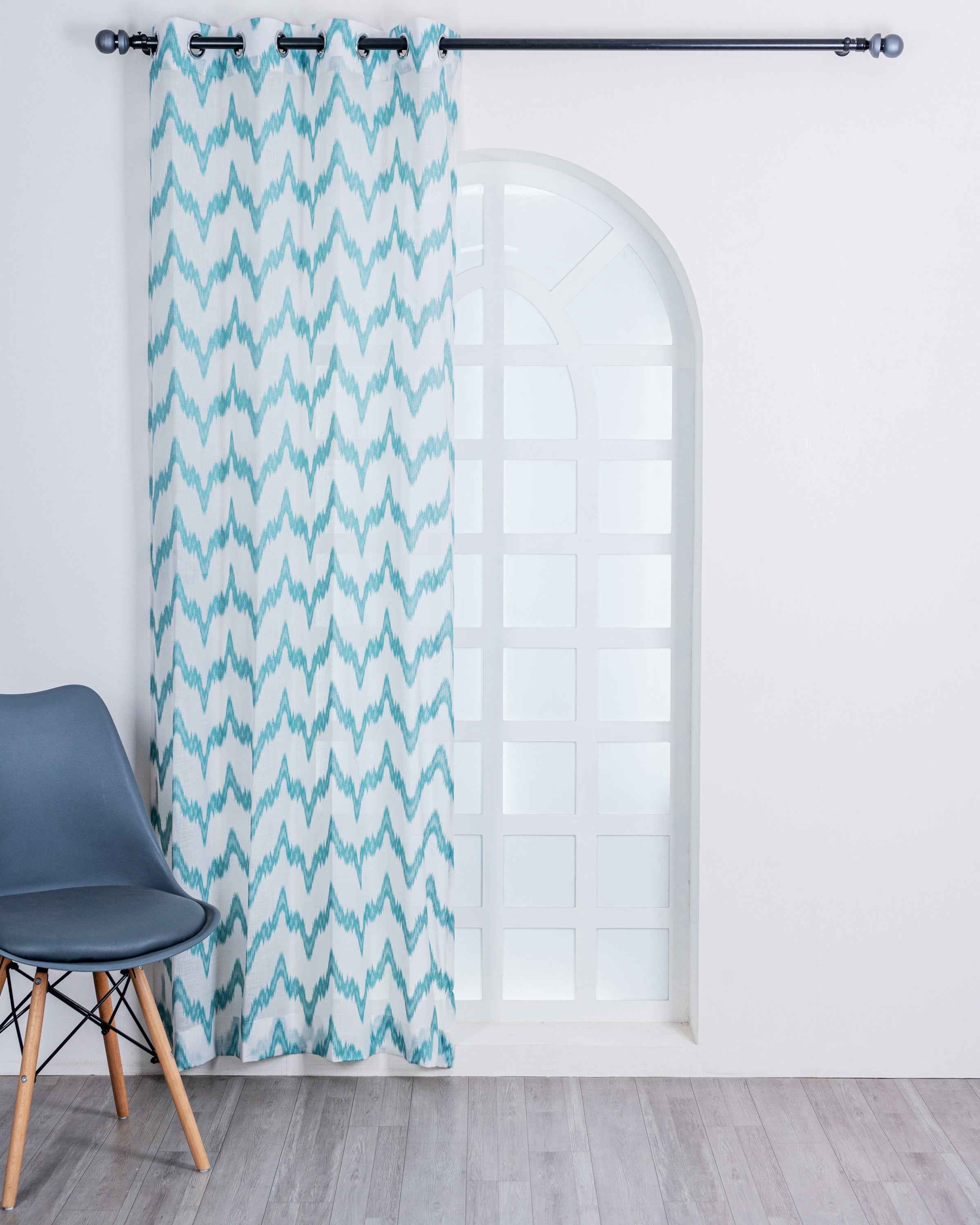 Parda online Premium Jacquard Linen Curtain with Soft & Durable Fabric