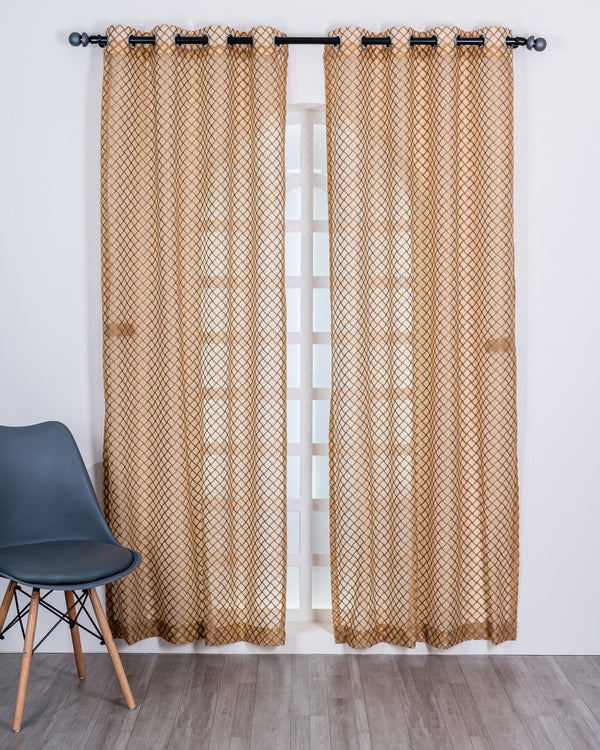 Parda online Premium Net Curtain with Soft & Durable Fabric