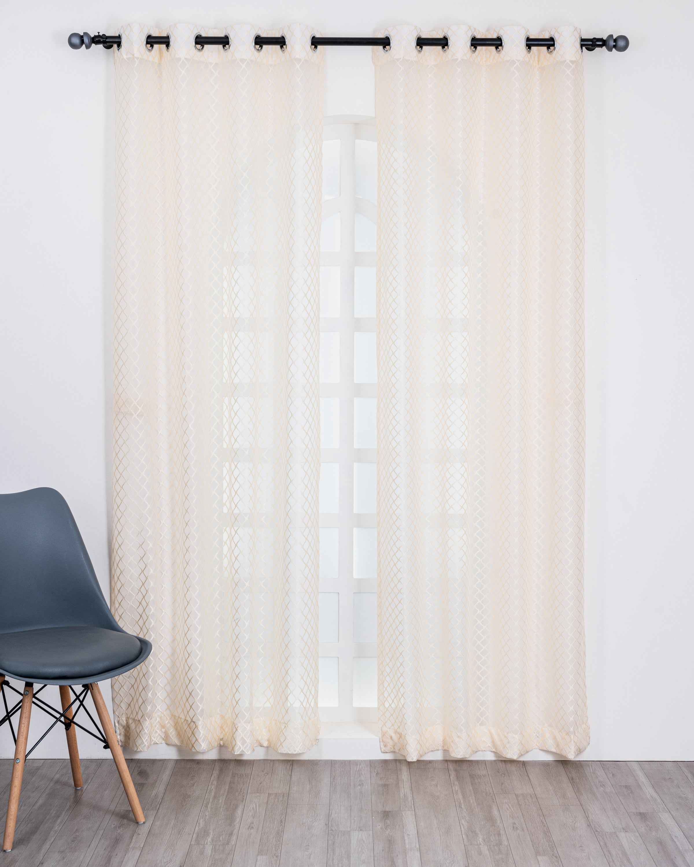 Parda online Premium Net Curtain with Soft & Durable Fabric