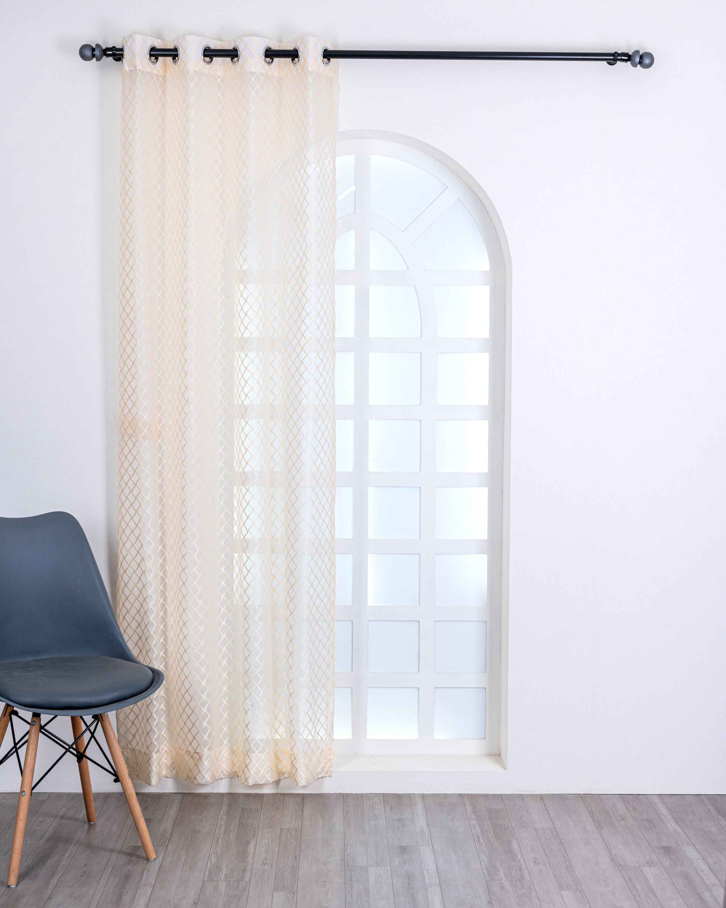 Parda online Premium Net Curtain with Soft & Durable Fabric