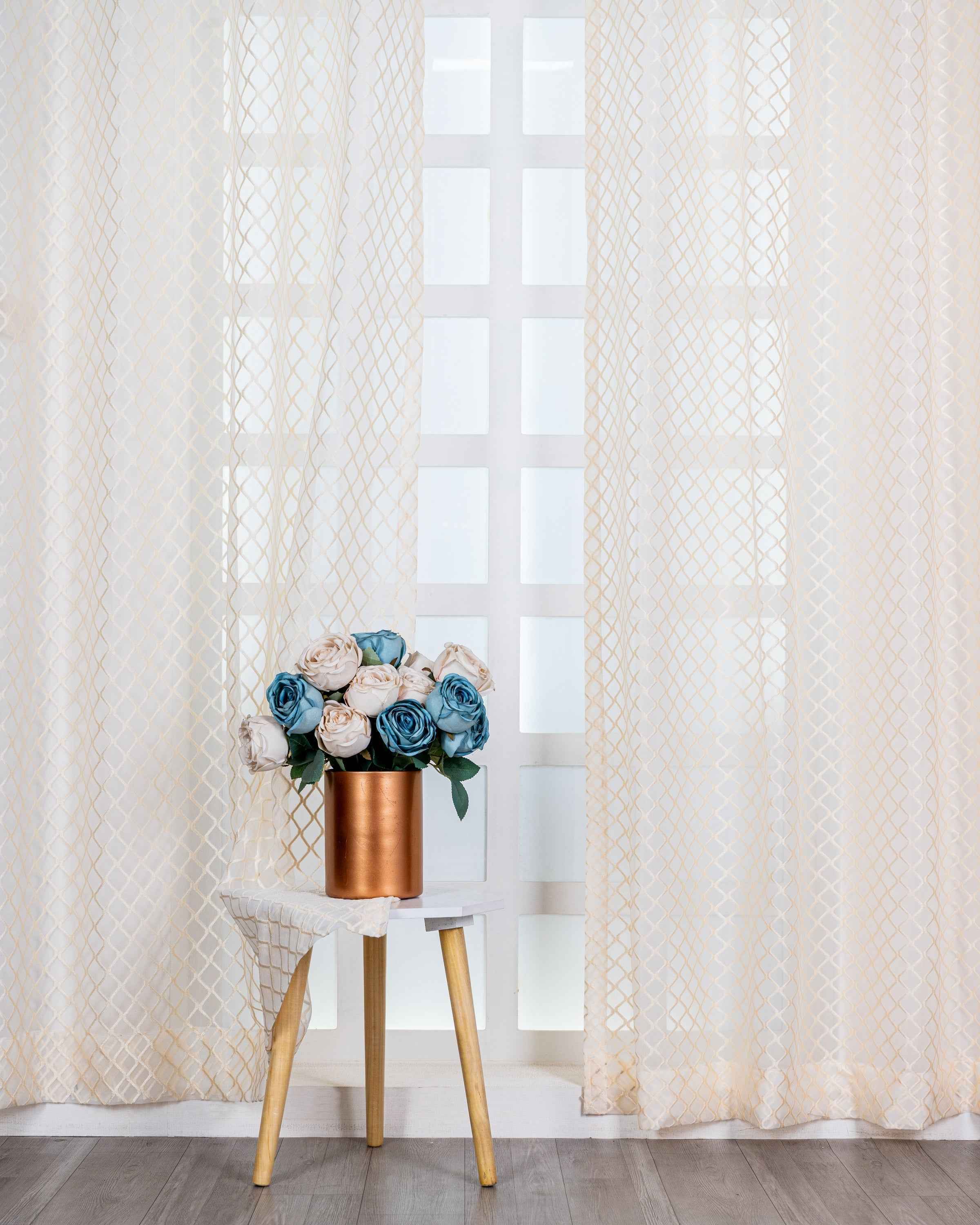 Parda online Premium Net Curtain with Soft & Durable Fabric