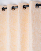 Parda Online Premium Window Curtains Lisbon Collection Soft Touch Jacquard Fabric Eyelet Top Elegant Textured Look for Living Room & Bedroom (Single Piece) .