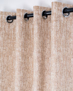 Parda Online Premium Window Curtains Lisbon Collection Soft Touch Jacquard Fabric Eyelet Top Elegant Textured Look for Living Room & Bedroom (Single Piece) .