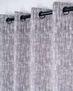 Parda Online Premium Window Curtains Lisbon Collection Soft Touch Jacquard Fabric Eyelet Top Elegant Textured Look for Living Room & Bedroom (Single Piece) .
