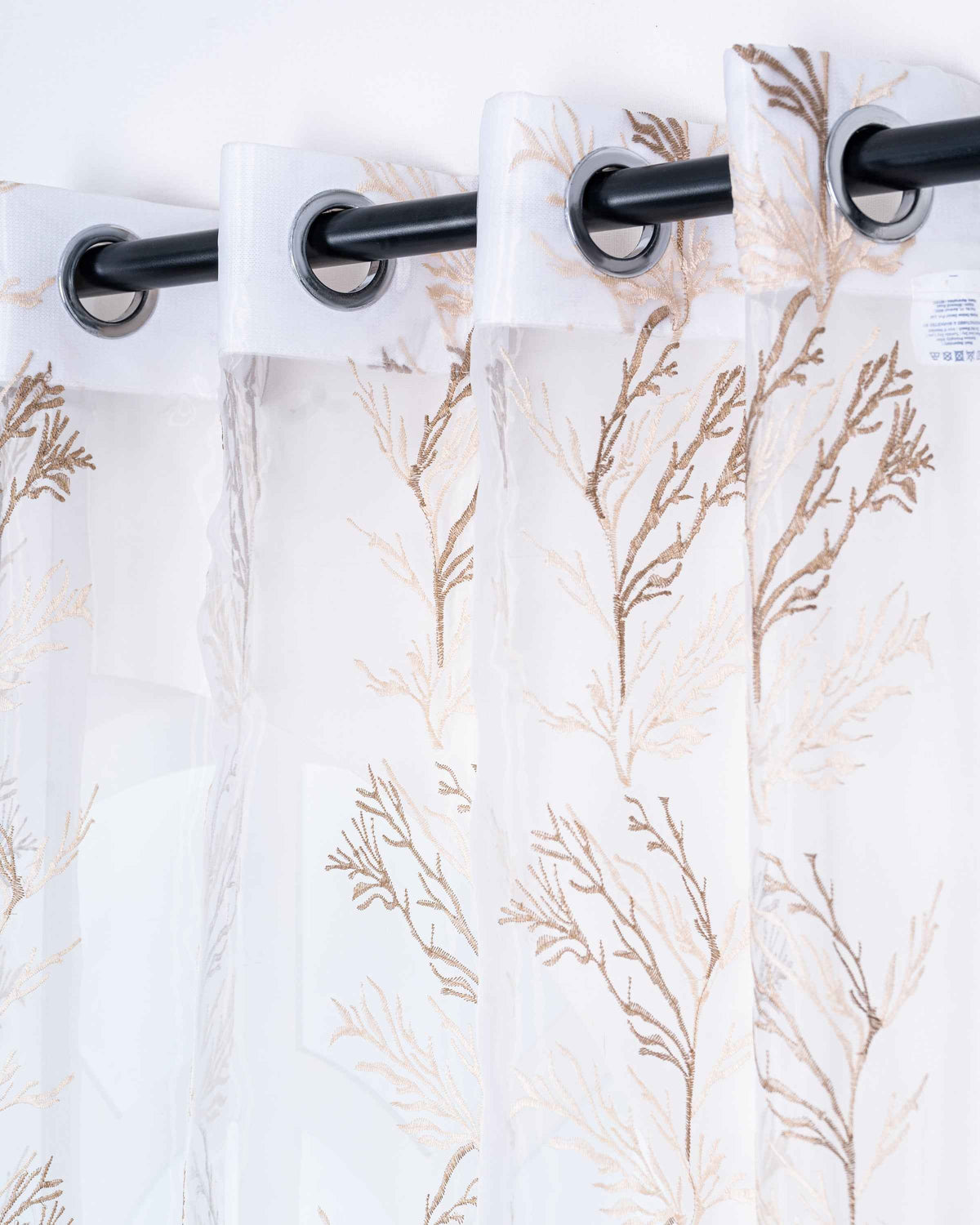 Parda online Premium Embroidery Designer Tissue Fabric Curtain with Soft & Durable
