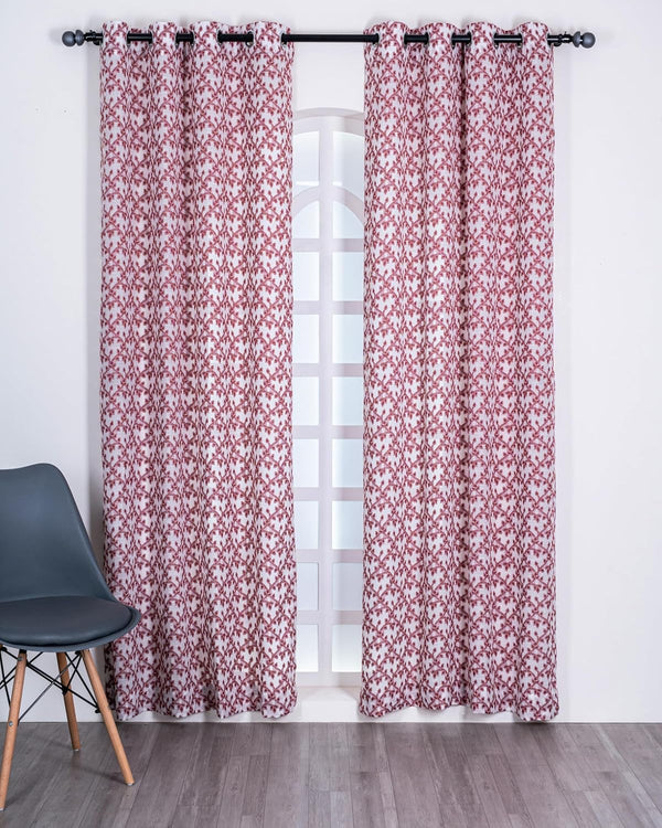 Parda online Premium Jacquard Linen Curtain with Soft & Durable Fabric