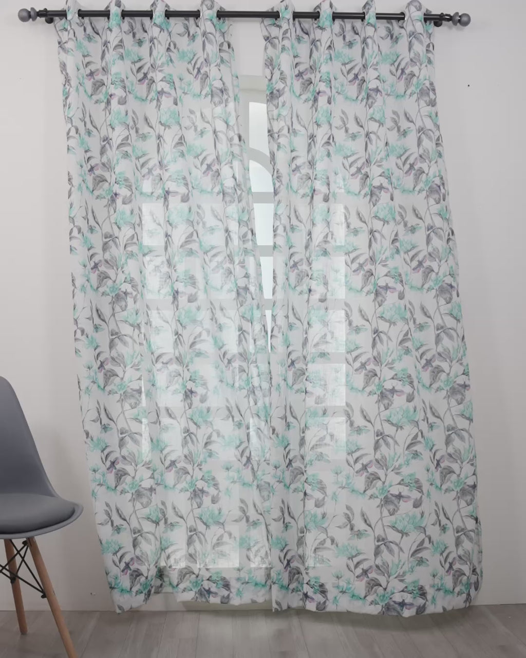 Parda online Premium Printed Linen Curtain with Soft & Durable Fabric