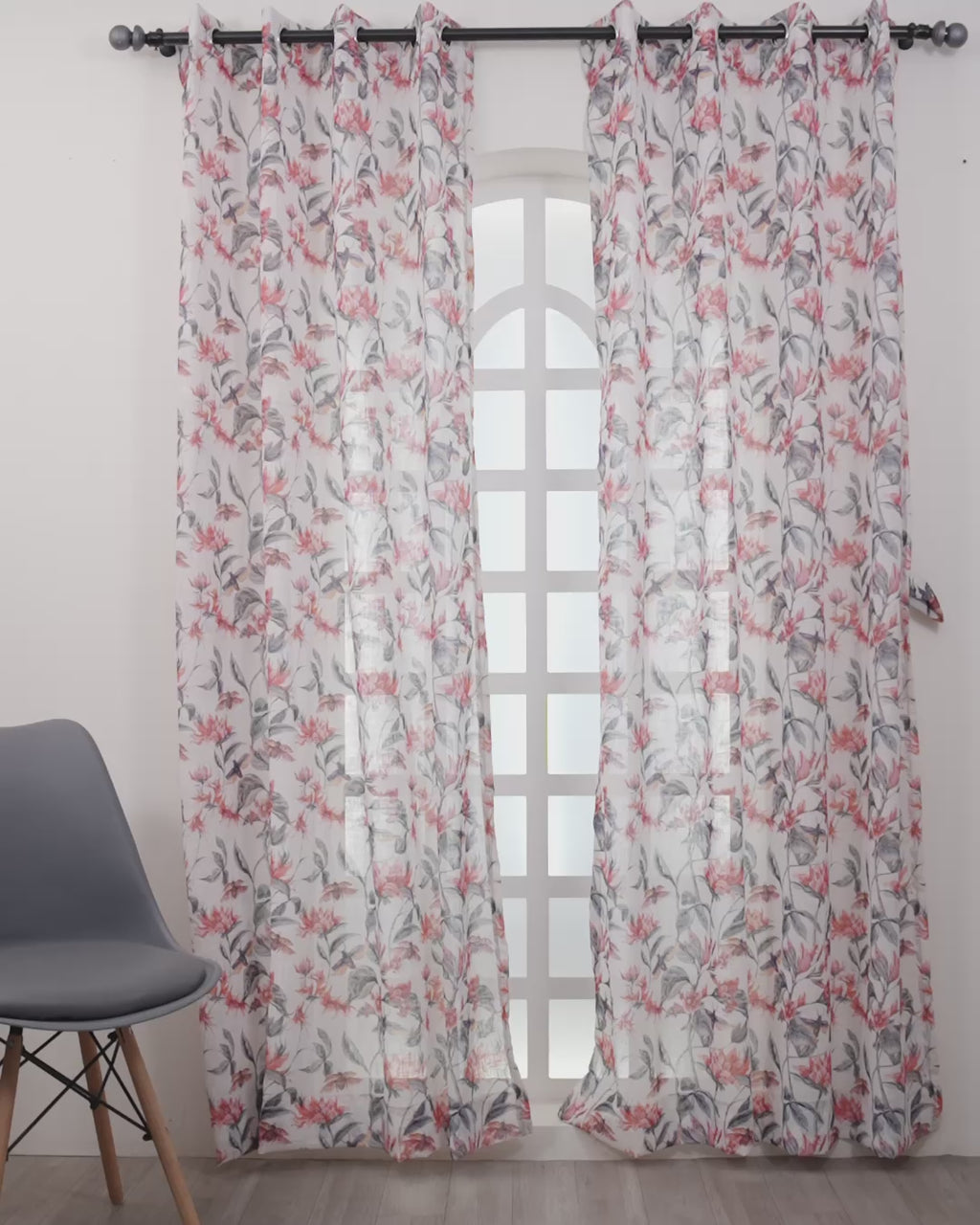 Parda online Premium Printed Linen Curtain with Soft & Durable Fabric
