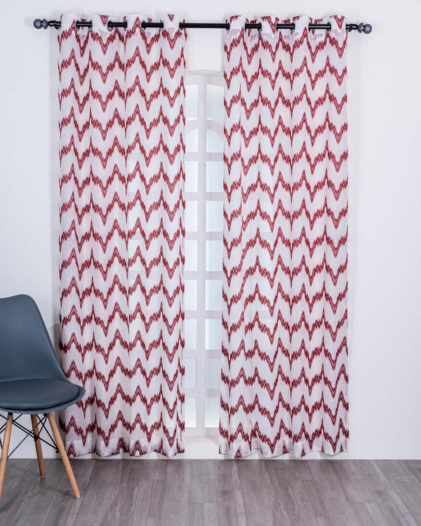 Parda online Premium Jacquard Linen Curtain with Soft & Durable Fabric
