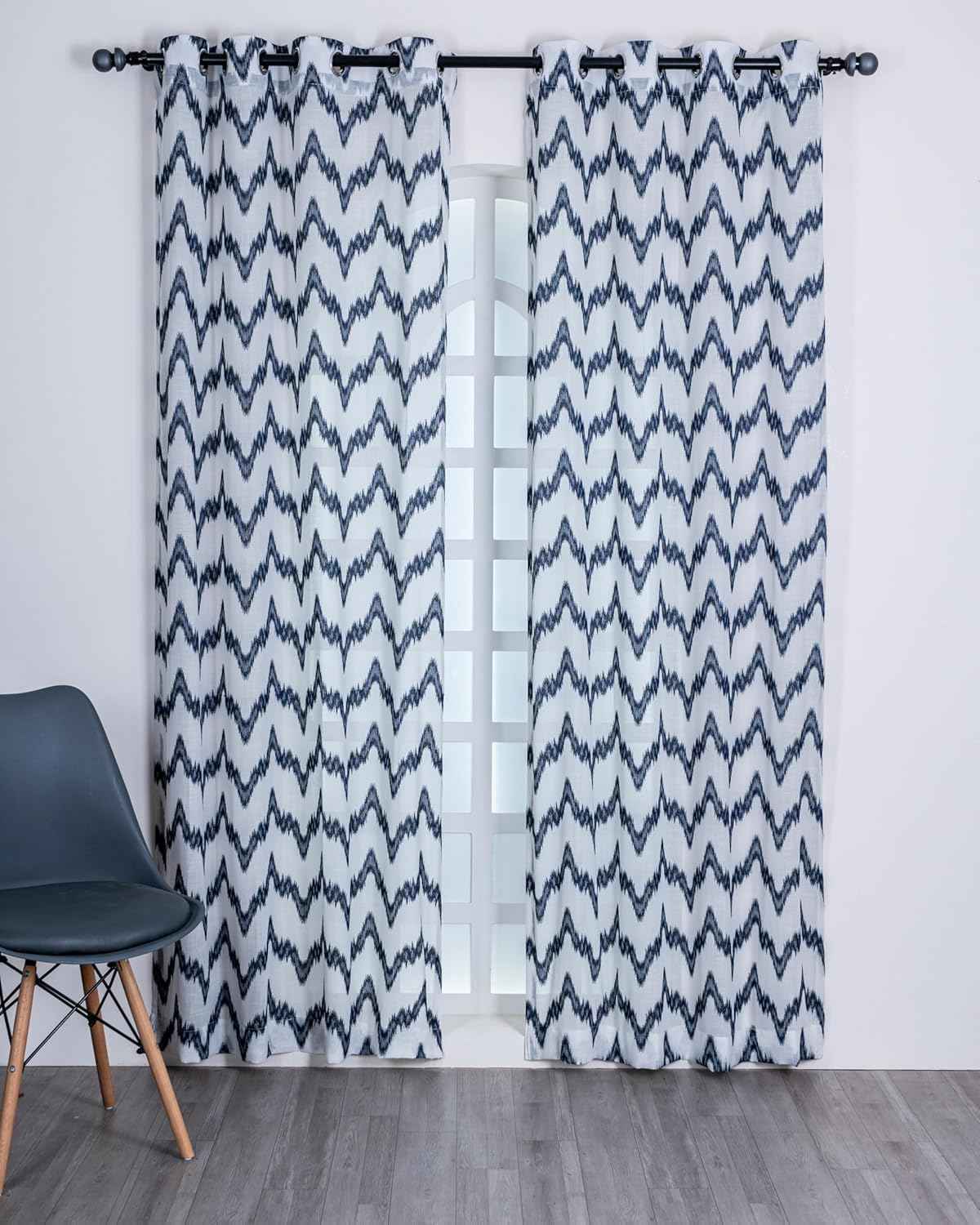 Parda online Premium Jacquard Linen Curtain with Soft & Durable Fabric