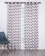 Parda online Premium Jacquard Linen Curtain with Soft & Durable Fabric