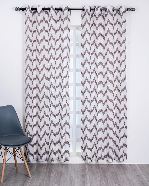 Parda online Premium Jacquard Linen Curtain with Soft & Durable Fabric